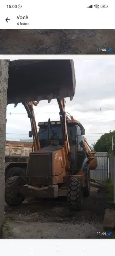 Retroescavadeira case 580m ano 2010