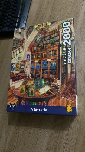 Quebra cabeça A Livraria 2000 peças todas as peças