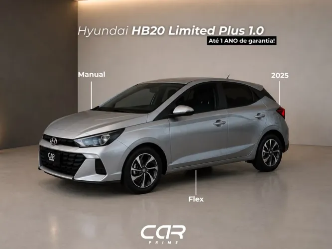 Hyundai HB20 Limited Plus1.0 Flex 12V Mec. 2025