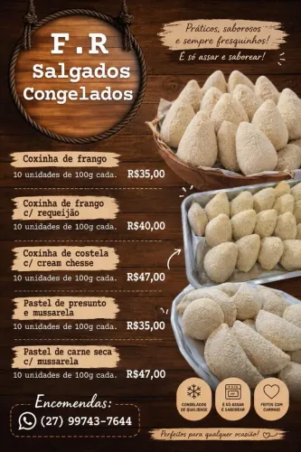 F R salgados congelados