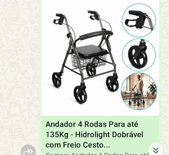 Carrinho de anda pra idoso 