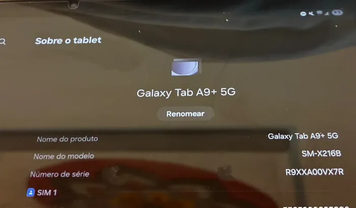 TABLET GALAXY TAB A9+ 5G
