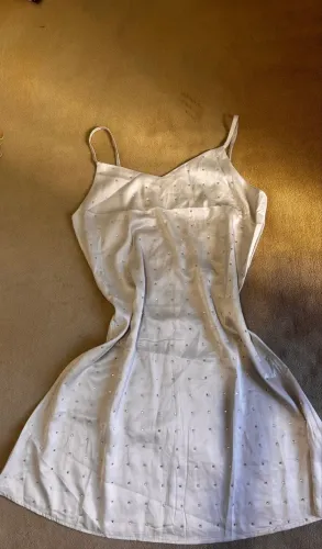 Vestido Cetim com Pedras
