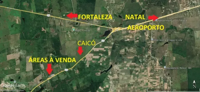 Oportunidade Única na BR-226 210.000m² (21 Hectares) com entrada direta pela BR 226.
