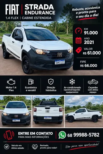 Fiat Strada Endurance 1.4 Flex 8V CS Plus 2021