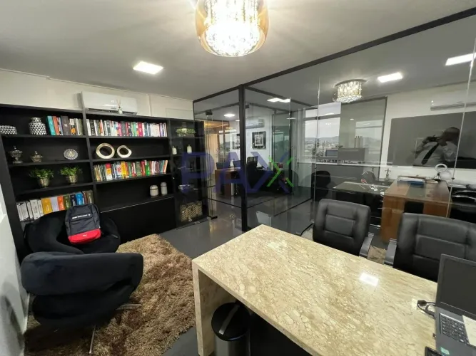 Sala Comercial mobiliada de 88m² e 2 vagas de garagem à venda no Pagani