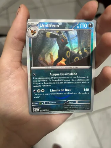 Carta Umbreon Master ball 059/131 ENTREGO EM QUALQUER ESTAÇÃO DE SP