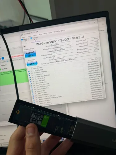 SSD 1 terá NOVO Wester digital 