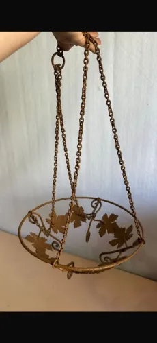 Suporte de ferro para vaso de plantas