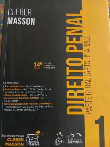 Livro direto penal Cleber masson parte geral