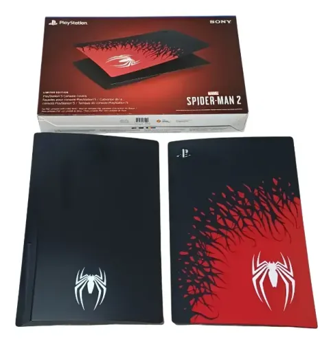Tampa faceplate Spider Man 2 PS5 Disco