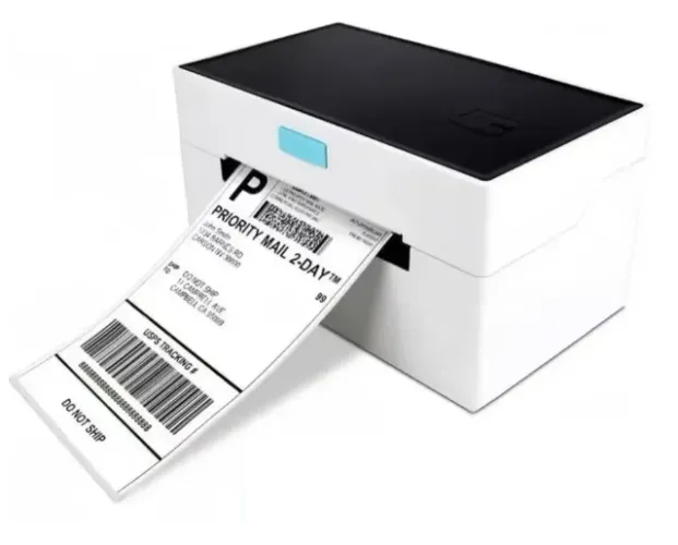 Impressora Térmica Etiqueta 110mm Usb Bluetooth 203DPI Shopee e ML + suporte + 1000 papel 
