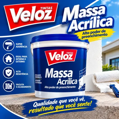 Massa acrílica