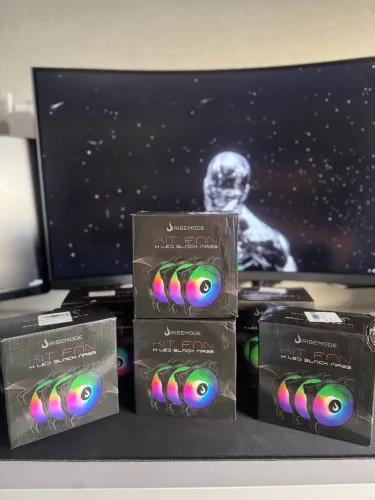KIT 3 FANS RISE MODE ARGB