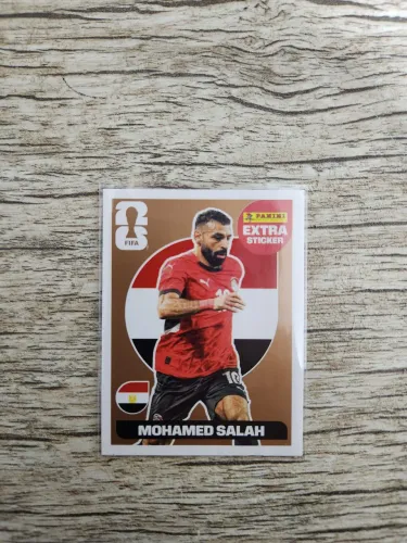 Figurinha extra Mohamed Salah bronze, olhar descrição completa!
