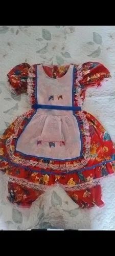 Vestido quadrilha 
