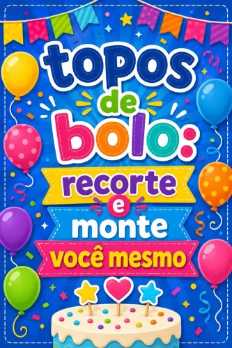 Topo de bolo e personalizados 