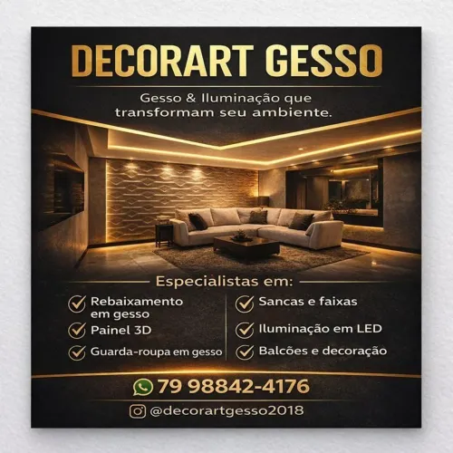 Tudo em Gesso e decoração!