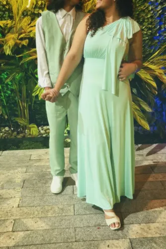 Vestido de Madrinha - Verde Menta