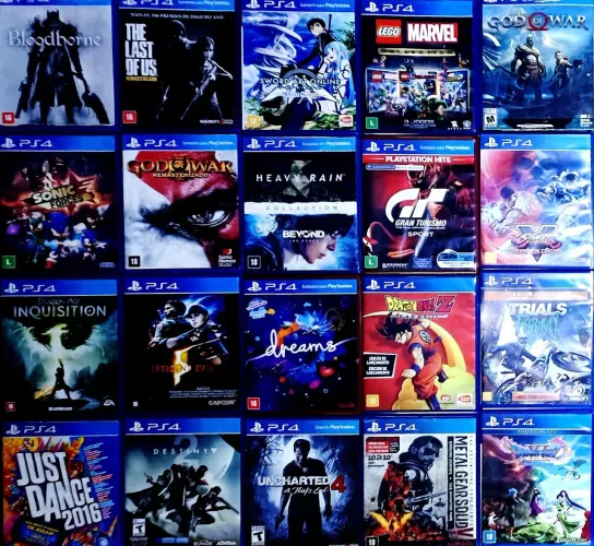 Jogos de PS4 (80$ cada)