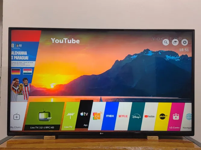 Tv 50 Smart LG. FUNCIONANDO PERFEITAMENTE. ENTREGO. PARCELO NO CARTÃO DE CRÉDITO