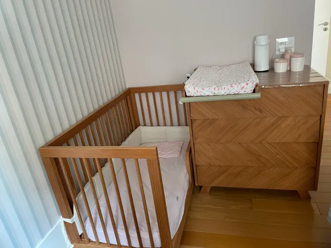 Berço Cama Kaike TulipaBaby - 3 anos de uso - Ótimo estado
