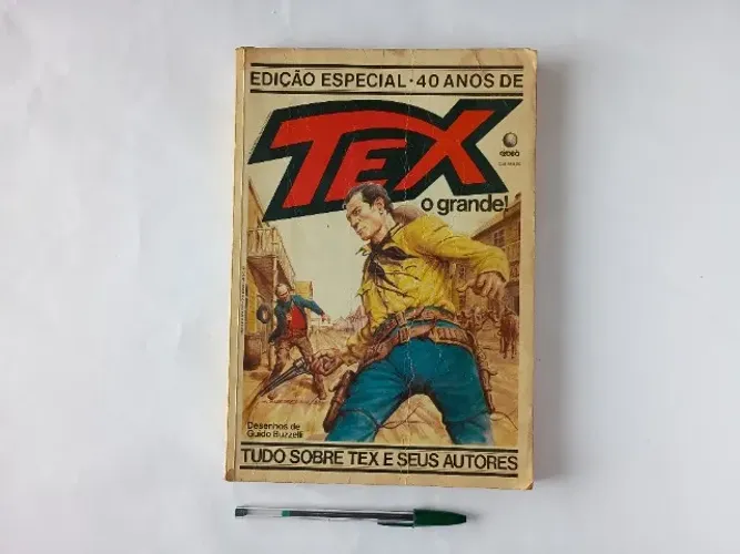 Gibi TEX o grande! - Edição Especial 40 Anos - Editora Globo - Ano 1988