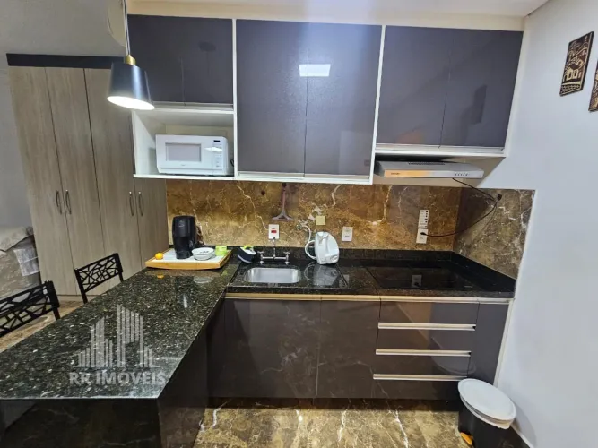 RR10781 Studio MOBILIADO 26m² CONDOMÍNIO SELENITA RESIDENCE LONG STAY - OPORTUNIDADE - 1 D
