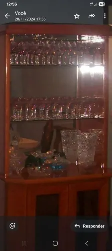 Cristaleira completa com todas as Taças
