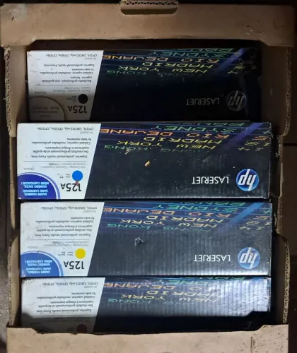 Cartuchos usados impressora HP Color Laser Jet CM1312 MF