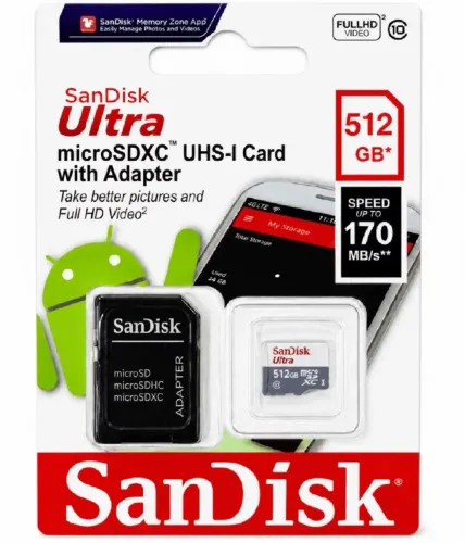 SanDisk Ultra microSDXC UHS-I card 512Gb