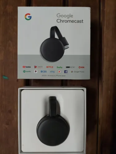 Google Chromecast 3° Geração Full HD Original com Nota Fiscal