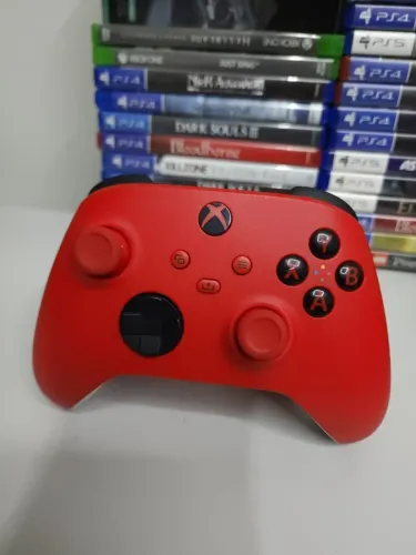 Controle Original Xbox Series S/X Vermelho | Em Ótimo Estado - Entrego