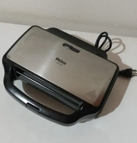 Grill E Sanduicheira PHILCO - Antiaderentes, Revestimento Maxx Clear