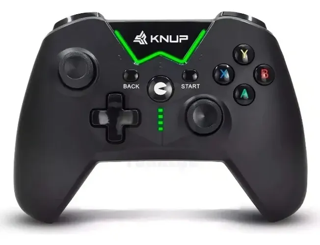 Controle USB Com Fio Knup KPGM017 para PC e Xbox 360