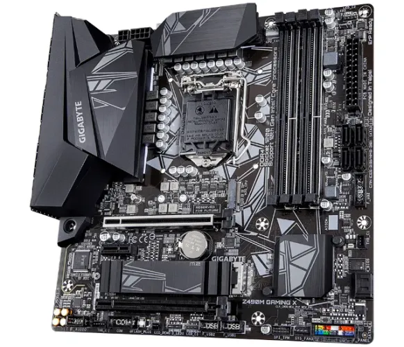 Z490M Gaming X + Gabinete Aerocool + Water Cooler Corsair + Placa de Rede 2.5GB