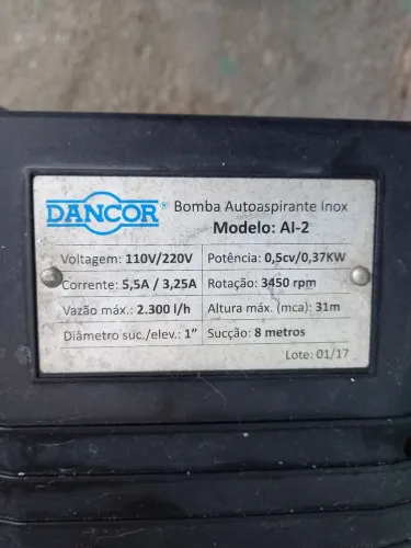 Bomba Autoaspirante INOX DANCOR AI-2