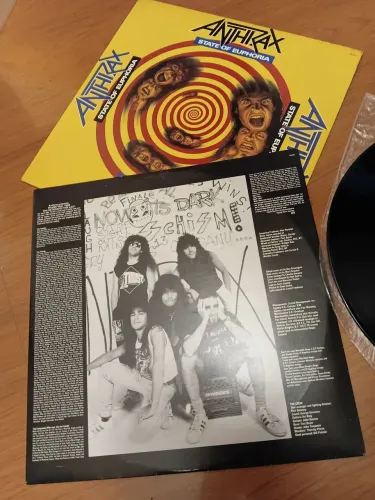 DISCO VINIL ANTHKAX STATE OF EUPHORIA