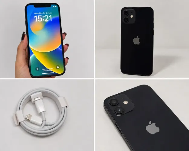 Vendo iPhone 12 64gb ou troco em notebook 