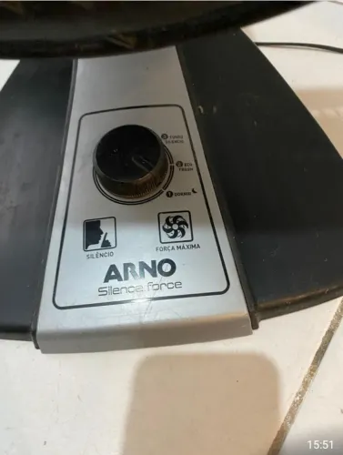 Ventilador Arno Ultra Silence 40cm, seminovo.