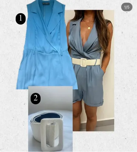 Macacão Azul Alfaiataria ? Elegância que transforma o look!