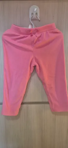 Calça fleece Carter's 24M - Rosa