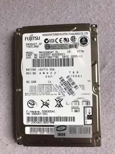 Vendo HD IDE 80 gigas notebook
