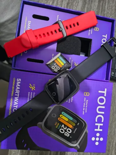 Relógio smartwatch euro digital 