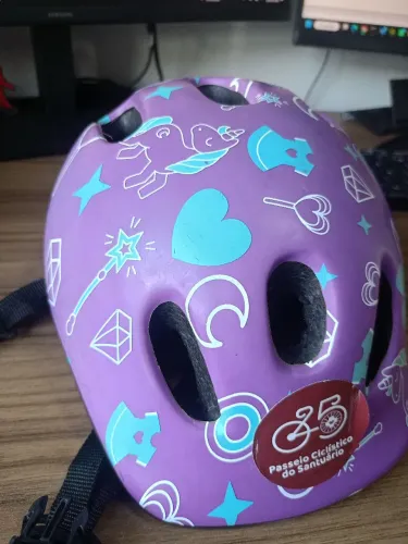 Capacete bike infantil feminina