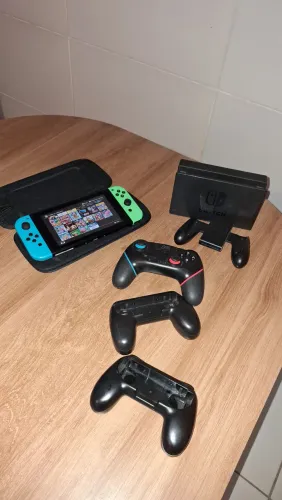 Nintendo Switch V1 128GB Completo desbloqueado