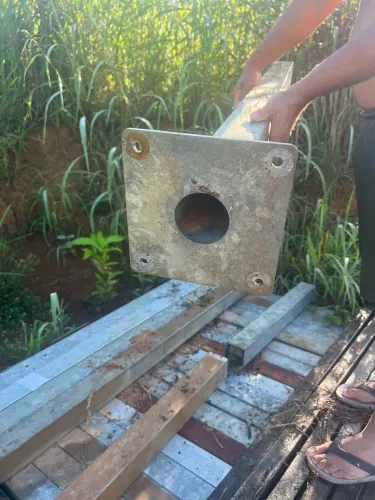 Estacas de ferro galvonizada