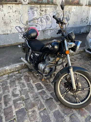 Chopper conservada, sua moto custon impecavel