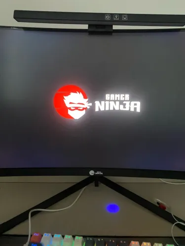 Monitor Gamer Ninja Sharingan 24pol, curvo, 165mhz, Full HD, 1ms, HDMI/DP