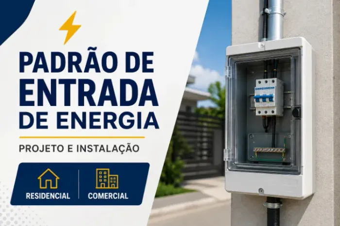 Padrão de Entrada de Energia - Projeto e Instalação | Residencial e Comercial